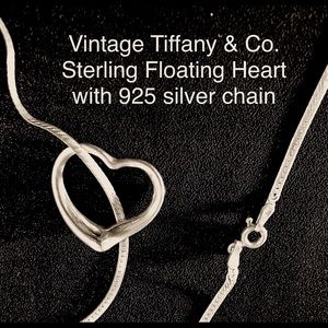 SOLD Tiffany &Co. Silver Heart necklace